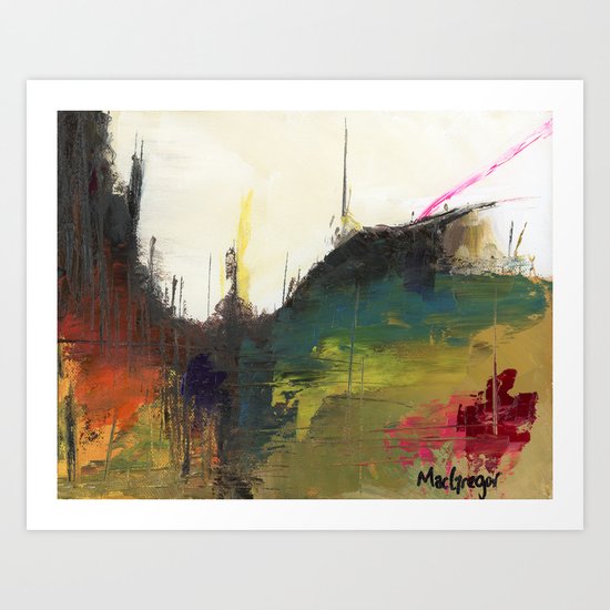 Dragon Abstract Art Print