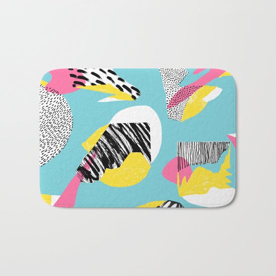 Modern living with lagoon view Bath Mat