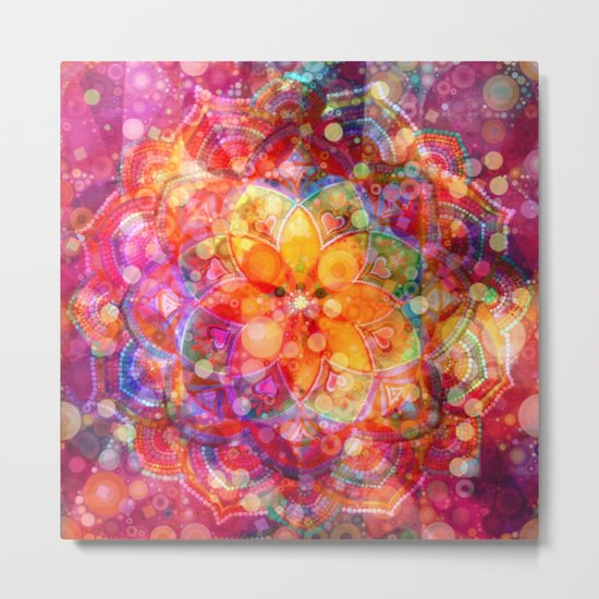 Dreaming Lotus Metal Print