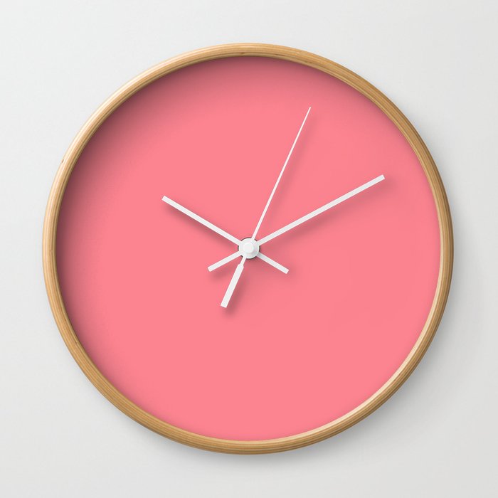 Bubbly Pink Wall Clock