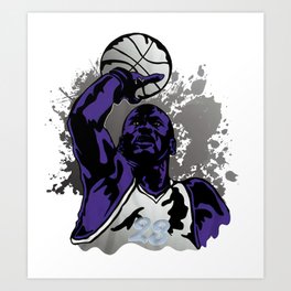 Basketball Idol Art Print