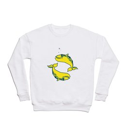 yellow whales Crewneck Sweatshirt