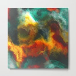 Red Yellow Blue Metal Print | Red, Art, Bright, Cloud, Color, Dynamic, Drug, Blue, Graphicdesign, Design 