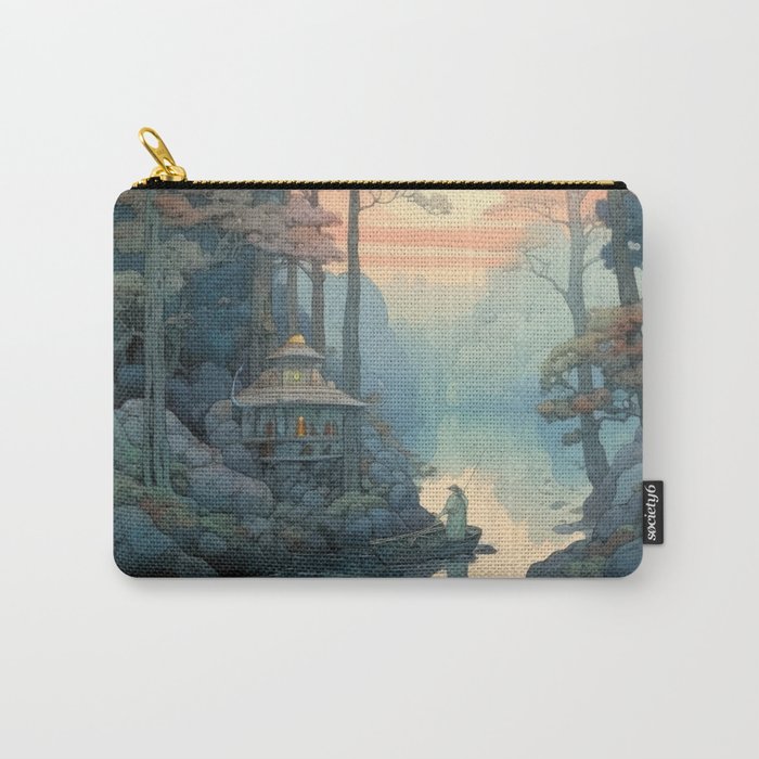 River at Sunset Carry-All Pouch