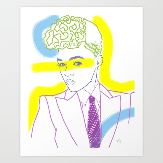 "The Electric Lady" by Tim Lukowiak Art Print