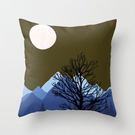 Forest Canvas Print Throw Pillow