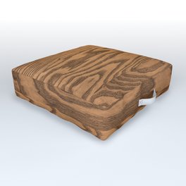 Wood Grain 5 Outdoor Floor Cushion