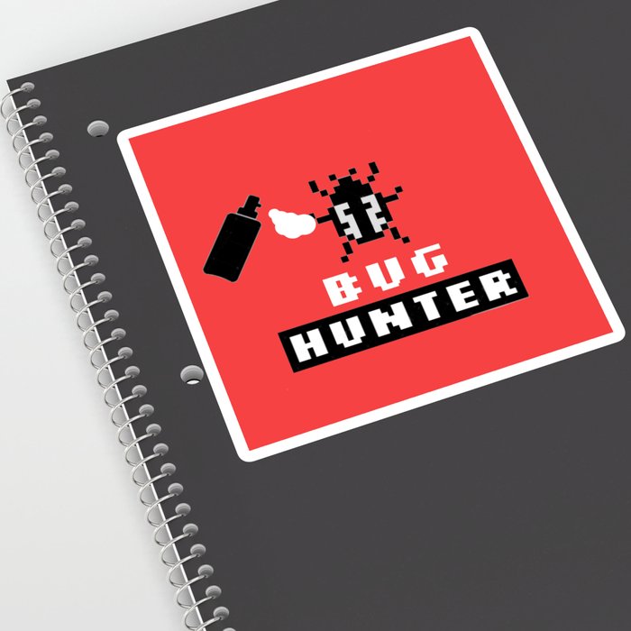 Bug Hunter Album Art Stickers
