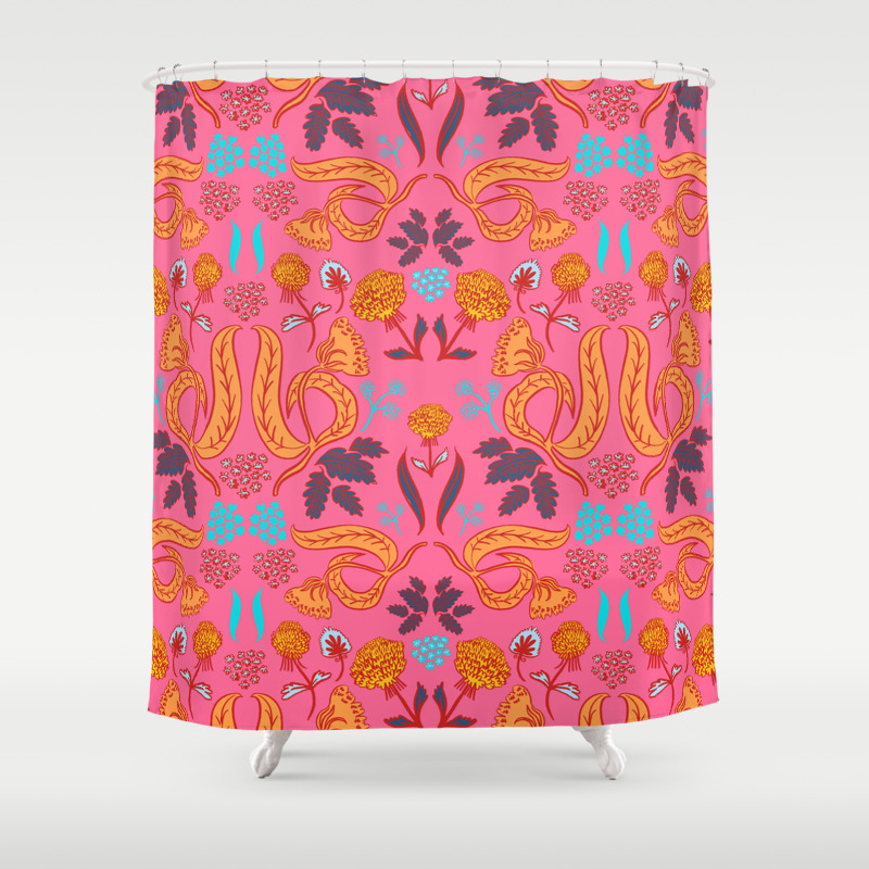 Arts And Crafts Shower Curtain By Kathrynmcfarlane Society6
