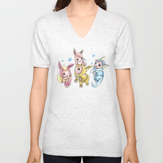 Bursting Bubbles Unisex V-Neck