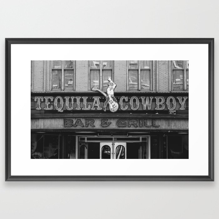 Tequila Cowboy - Nashville Framed Art Print