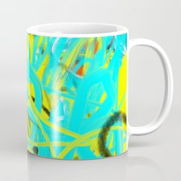 Abstract expressionist Art. Abstract Painting 96. Coffee Mug