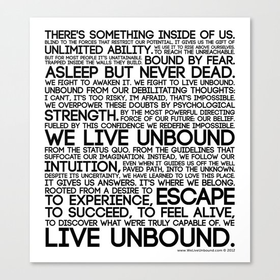 The Manifesto Canvas Print