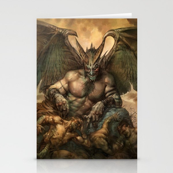 Hellcarver Demon Stationery Cards