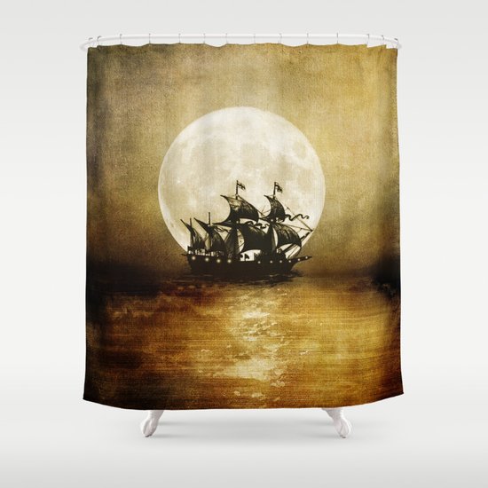 Vintage. Trip. Shower Curtain