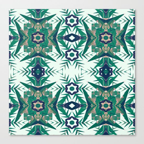 Tropical Snowflakes Canvas Print