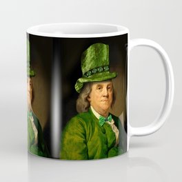St Patrick's Day for Lucky Ben Franklin Coffee Mug