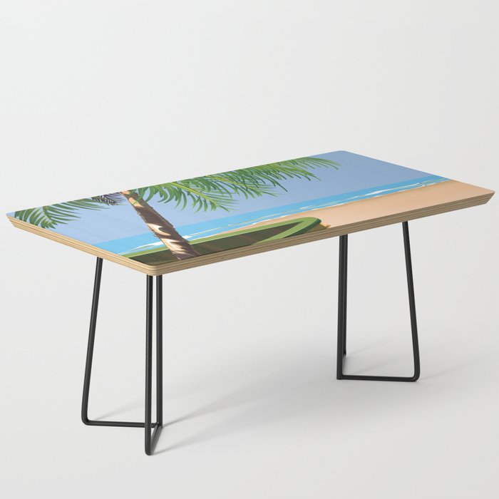 Tropical Beach Coffee Table