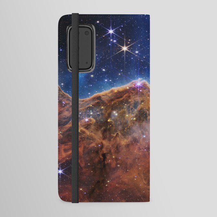 JWST Carina Nebula Vertical NASA James Webb Space Telescope Android Wallet Case