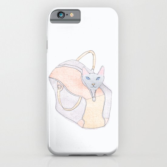 cat in a bag iPhone & iPod Case