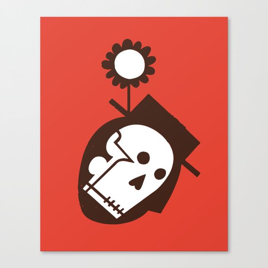 "Man With Flower In Hat" or "Soil" Canvas Print