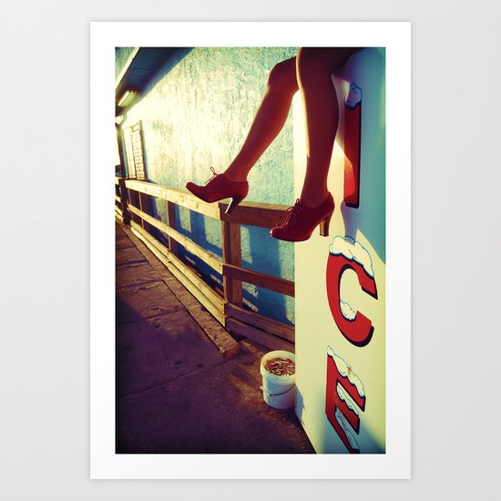 Waiting, Wishing Art Print