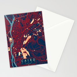 Cairo City Map of Egypt - Hope Stationery Card