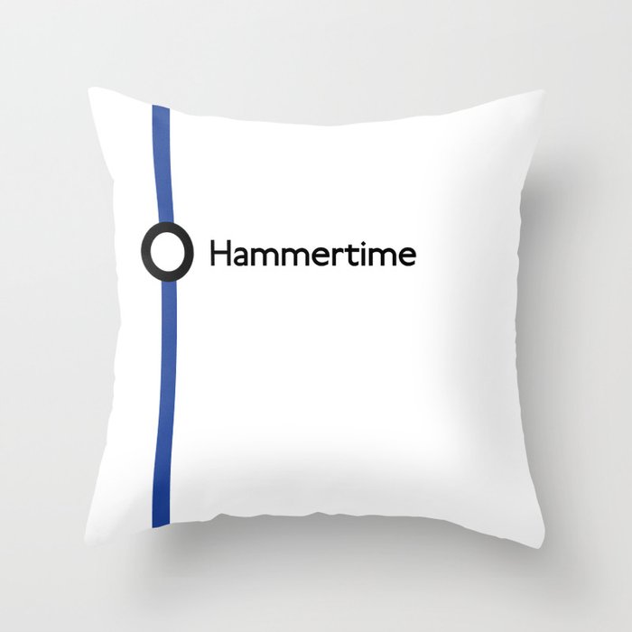 Hammertime Throw Pillow