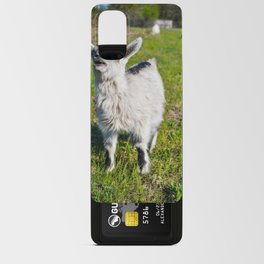 Crazy Funny Little Goat Looking Somewhere  Android Card Case