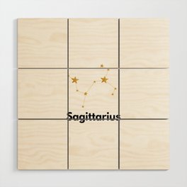Sagittarius, Sagittarius Zodiac Wood Wall Art