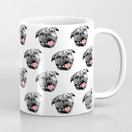 Staffy Spots (grey) Coffee Mug