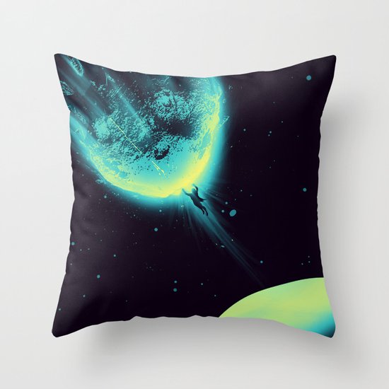 There Is No Planet to Save Throw Pillow