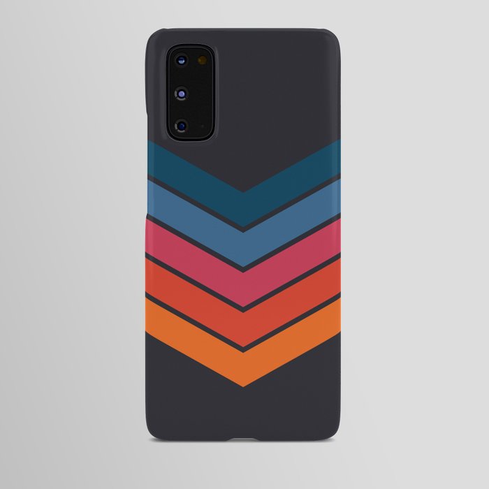 Durumba - V Shaped 70s Summer Style Retro Stripes Android Case