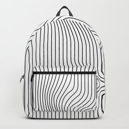 Lines #1 Backpack | Graphicdesign, Dent, Shape, Twist, Abstract, Pop Art, Stripe, Dint, Lines, Bend 