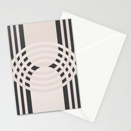 Arches Composition in Minimalist Monochrome Neutrals Stationery Card