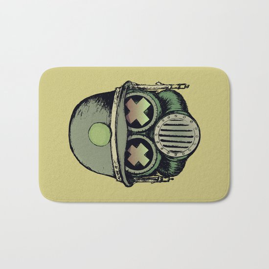 War Skull Bath Mat