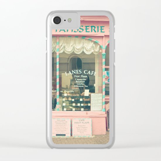 Sweet Cafe Clear iPhone Case