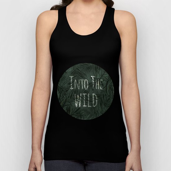 into the wild *palms Unisex Tank Top
