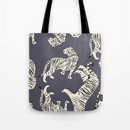 White tiger pattern 002 Tote Bag