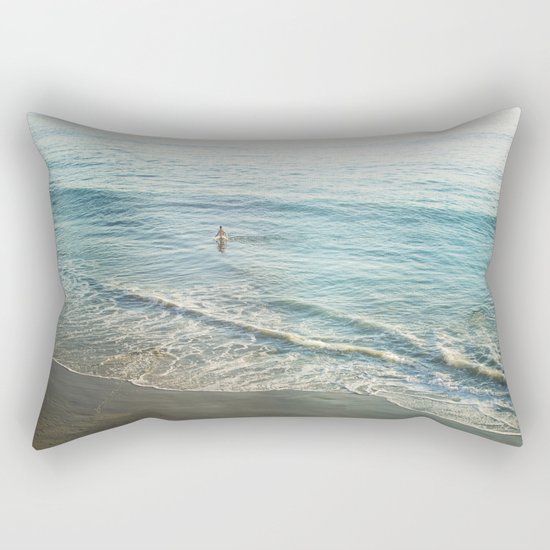 Morning Swim Rectangular Pillow