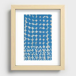 Dot and Dash Recessed Framed Print