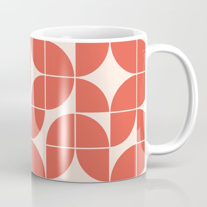 Mod Circles - orange Coffee Mug