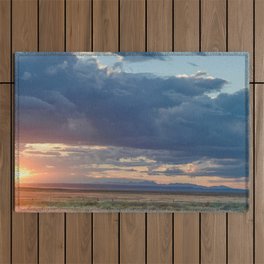Country Summer Sunset Outdoor Rug