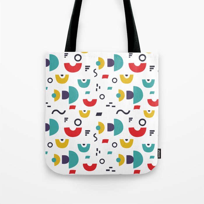 Abstract shapes minimal geometric pattern Tote Bag