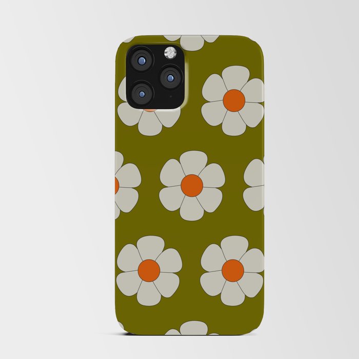 70s daisies iPhone Card Case