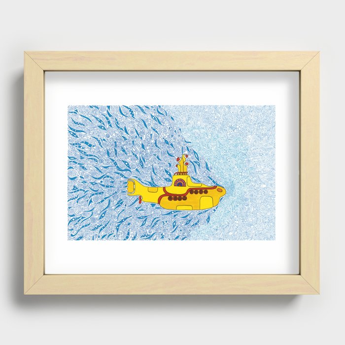 My Yellow Submarine Recessed Framed Print