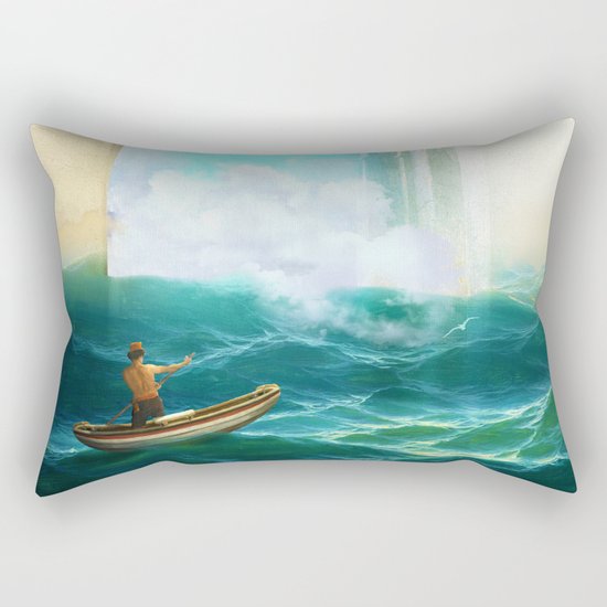 The Veil of Mists Rectangular Pillow