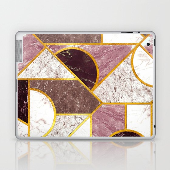 Geometric Marble Mosaic 02 Laptop & iPad Skin