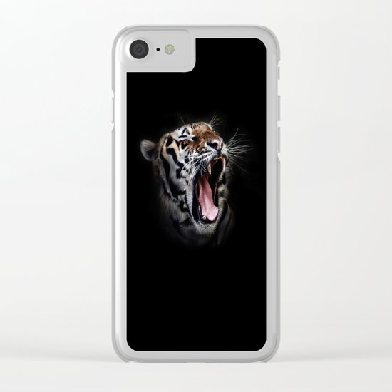 Ferocious Tiger Clear iPhone Case
