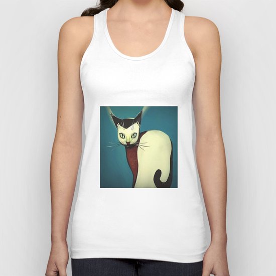 Cat Lovely Unisex Tank Top
